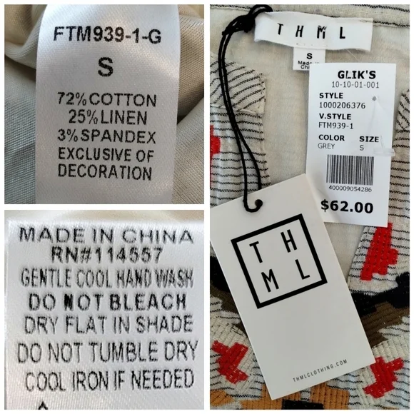 THML Reeve Embroidered Stripe Top - Picture 4 of 8